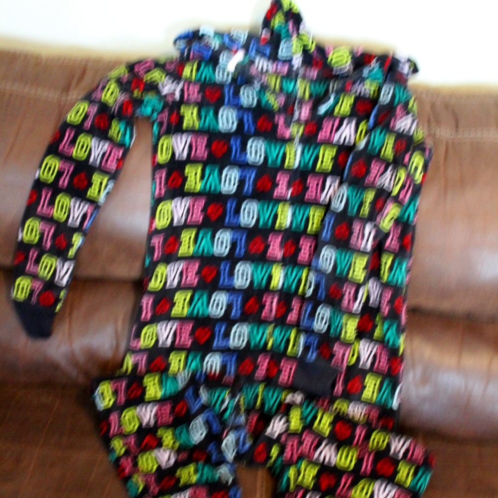 Onesie Pajamas- LOVE-SzM
